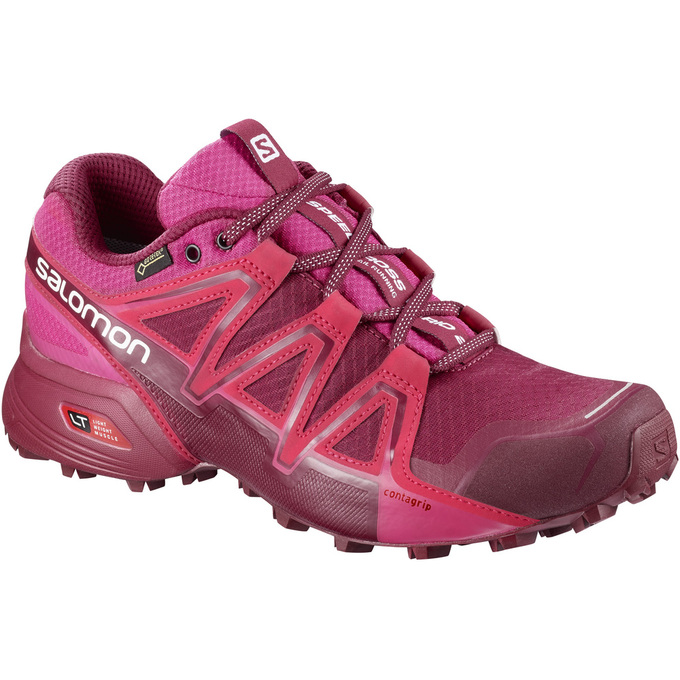 Zapatillas Trail Running Salomon Mujer Rojas Oscuro - Salomon Argentina SPEEDCROSS VARIO 2 GTX® W ,0